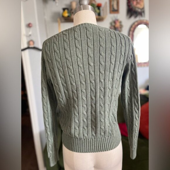 Polo Ralph Lauren Cable knit cotton crewneck Sweater - Picture 4 of 8